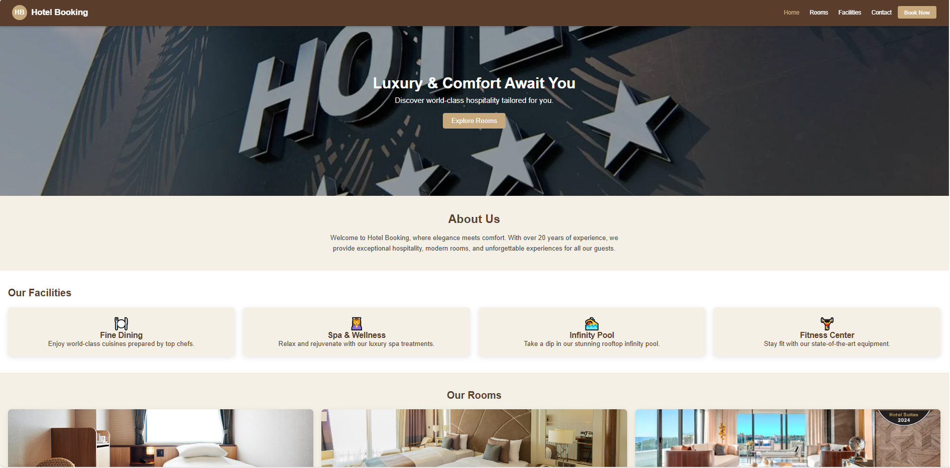 Hotel Booking Website